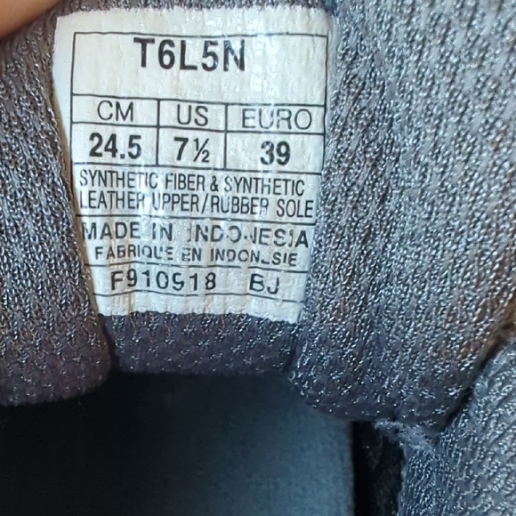 Gray and Yellow AsisShoes - Picture 3 of 6